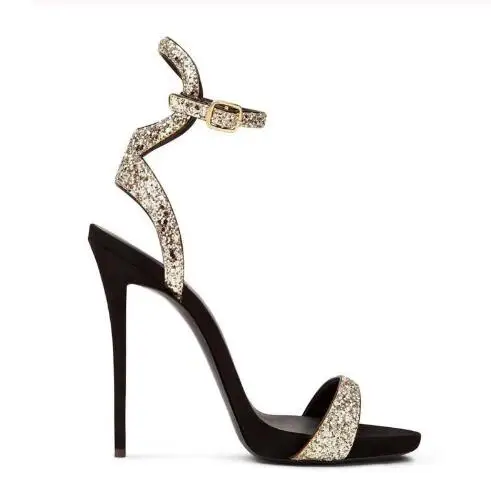 Сандалии женские на высоком каблуке босоножки-гладиаторы с ремешком щиколотке