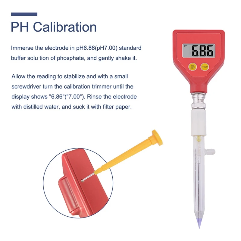 

SHGO HOT-PH Meter Digital Acidity Meter PH Tester Soil Meter Tester for Plants Flower Vegetable Acidity Moisture PH Measurement