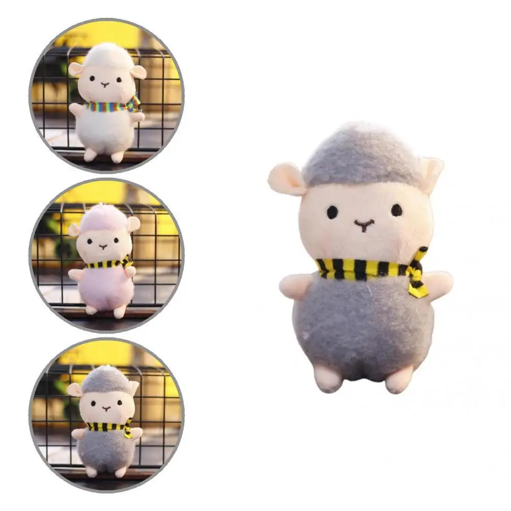 

Plush Pendant Adorable Fun Fashion Accessory Cartoon Sheep Stuffed Doll Keychain