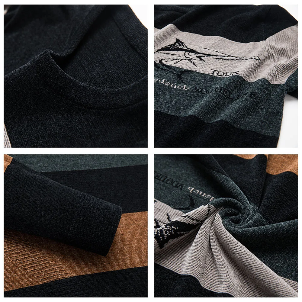 Вязаный мужской свитер