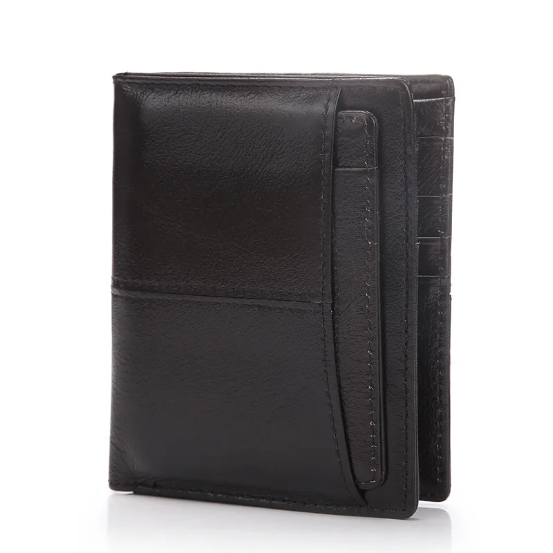 Кошелек мужской из натуральной кожи клатч с отделением для монет удобный