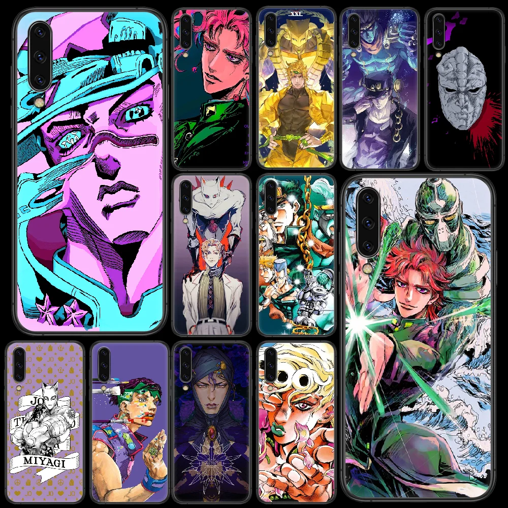 Чехол для телефона с аниме «Невероятные приключения Джоджо» для Samsung Galaxy A 72 71 70 52 51 41 40 31 30 21 20 10 S J 5 6 7 2017 2018, черный