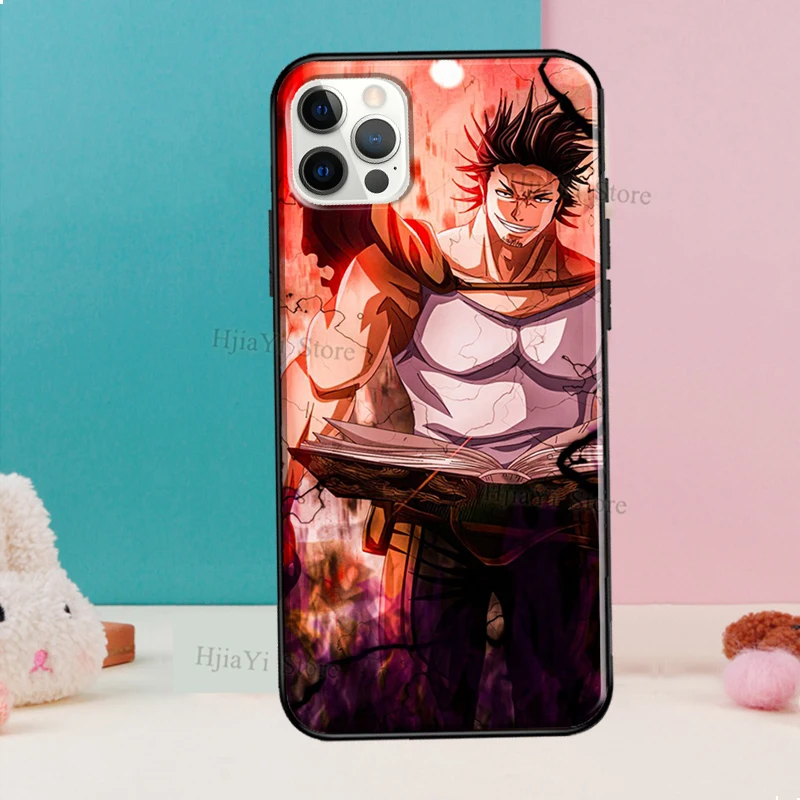 Чехол Yami Sukehiro с черным клевером для iPhone 11 12 13 Pro MAX XS XR X SE 2020 6S 7 8 Plus чехол mini |