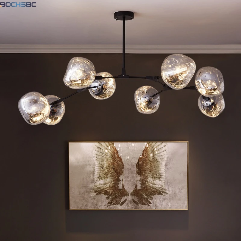 BOCHSBC многоцветный шар подвесной лавовый светильник Современный стиль
