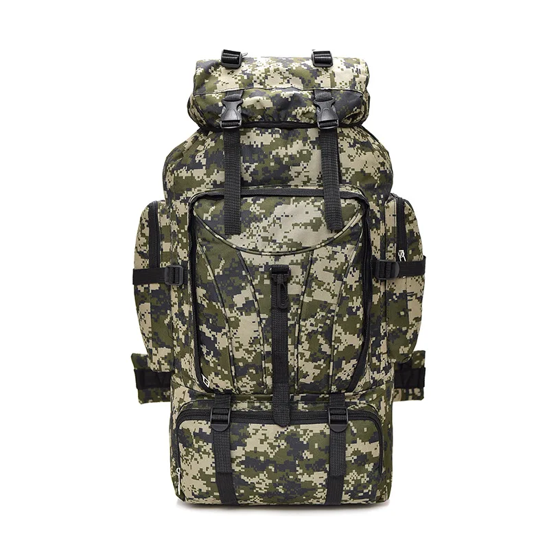

70L Capacity Camping Backpack Multifunctional Outdoor Sports Army Fan Tactical Camouflage Military Bags Hunting Hiking Rucksack