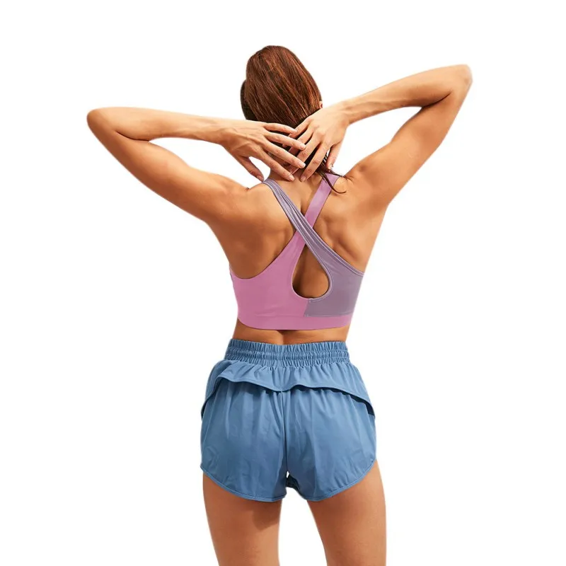 Женский спортивный бюстгальтер для йоги женские противоударные Сексуальные