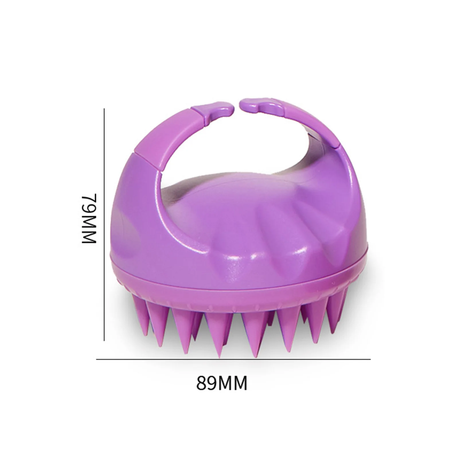 

Handheld Silicone Scalp Shampoo Massage Brush Washing Shower Hair Comb Mini Head Meridian Massage Comb Hair Care Tool