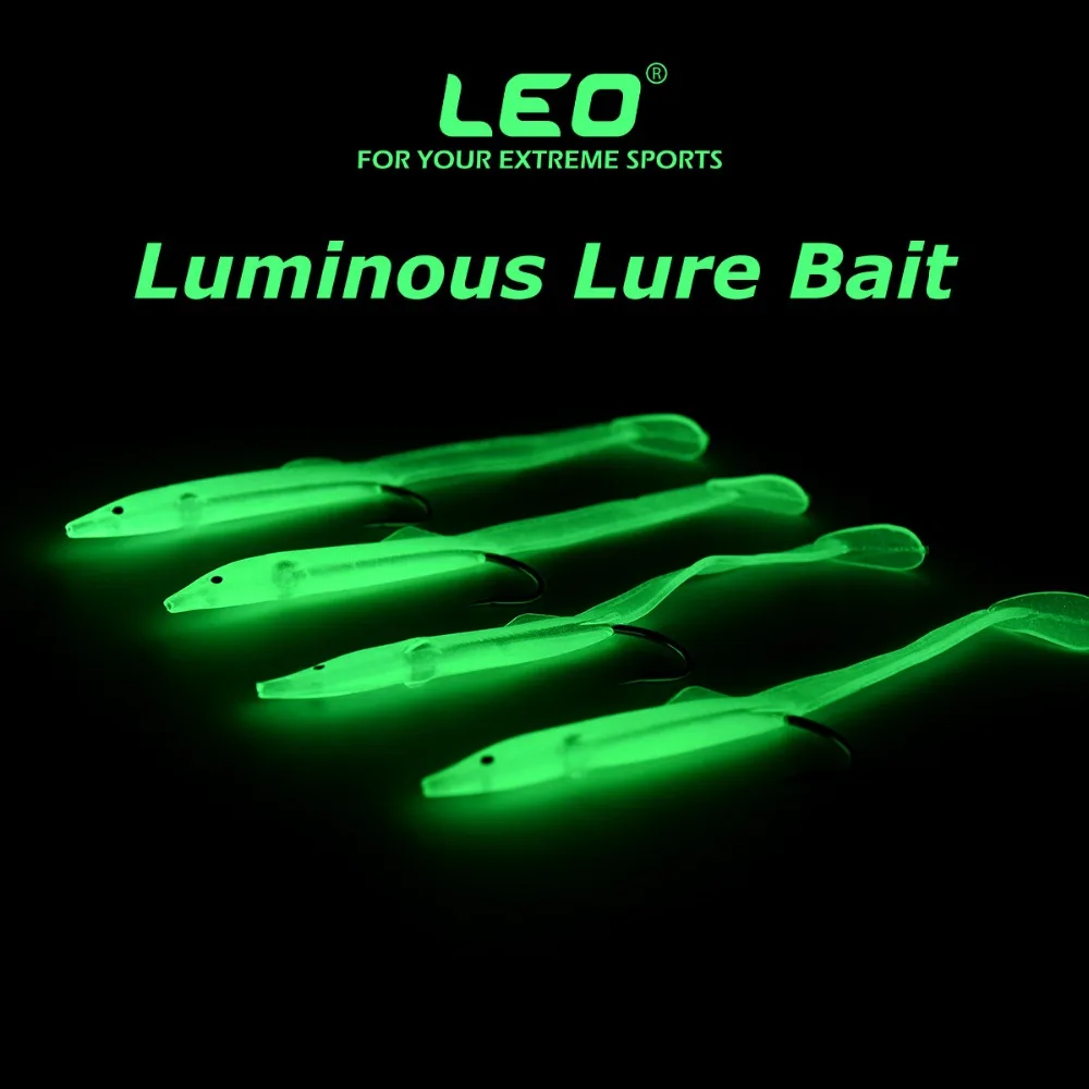 

Fishing Lure Small Package Easy To Carry Luminous Hook with Fluorescent Light Emitting Lure Bait Fishing Tackle Hook LEO Pesca