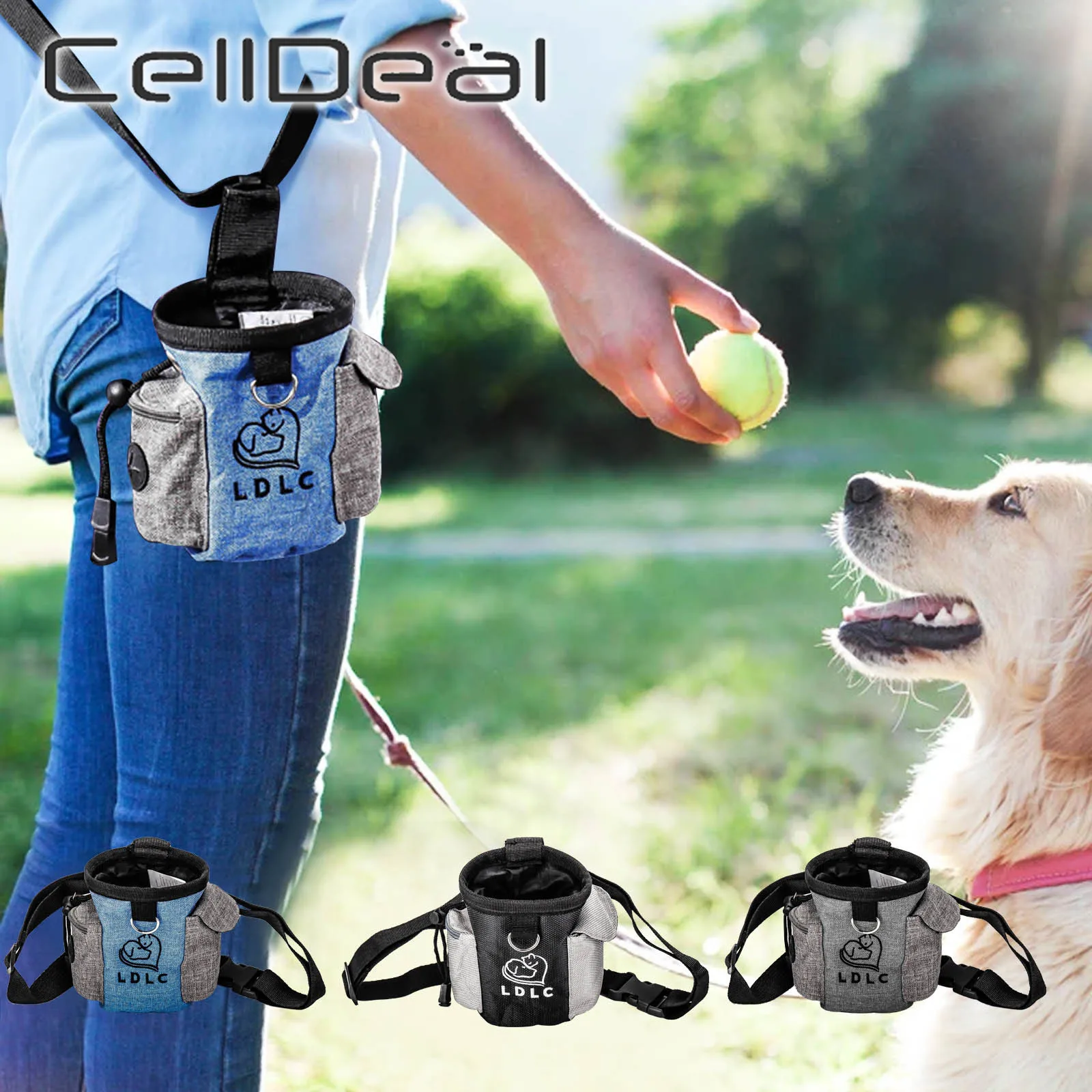 

Pet Training Waist Bag Portable Outdoor Special Snack Bags Pet Food Container Waterproof Wear Resistance Dog Training Supplies
