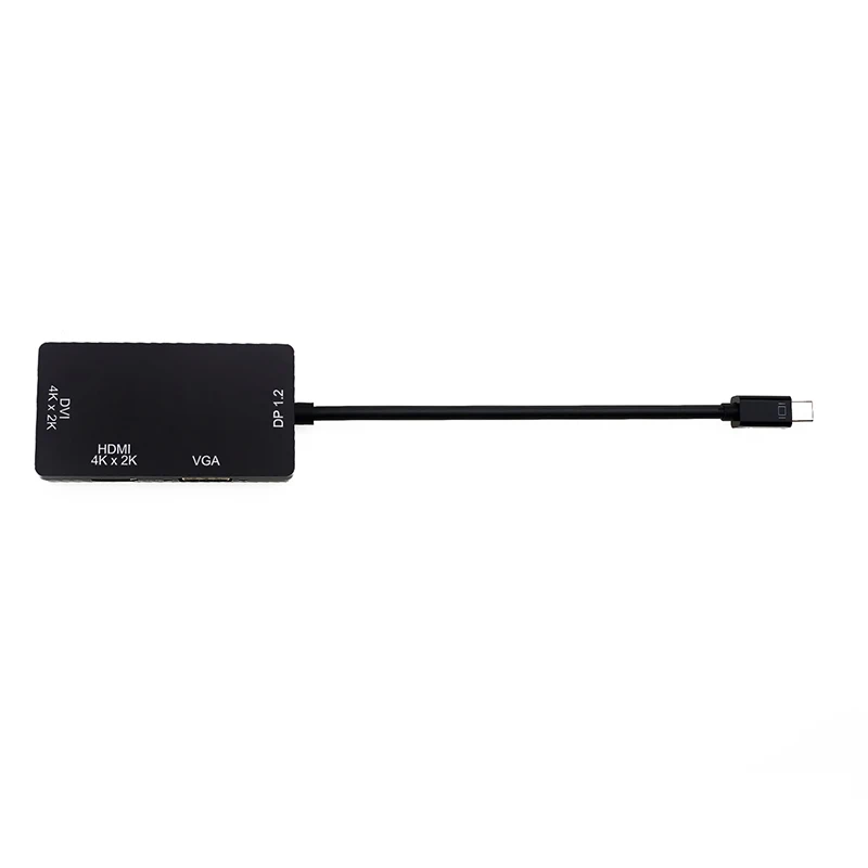 2019 Hot DP 1.2V to DVI VGA HDMI 4K Adapter 3-in-1 Multifunction Converter for Computer PC Projector For DOY | Электроника