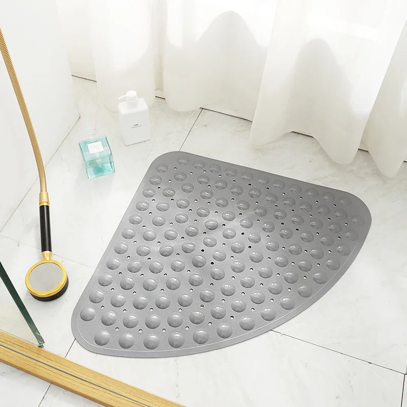 bathroom mat toilet mat shower foot mat dywan pvc bath mat bathroom carpet safety non slip fan shaped suction cup floor mat free global shipping