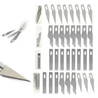 Оптовая продажа 50100 набор #11 #4 #16 лезвия из нержавеющей стали гравировальный нож для резьбы по дереву хирургический скальпель ремесло ZM56