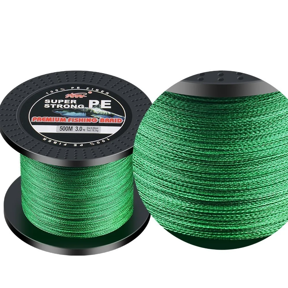 500 м Япония леска PE плетеная из 4 нитей мощный перетащите Джиг Подачи карп рыбалка