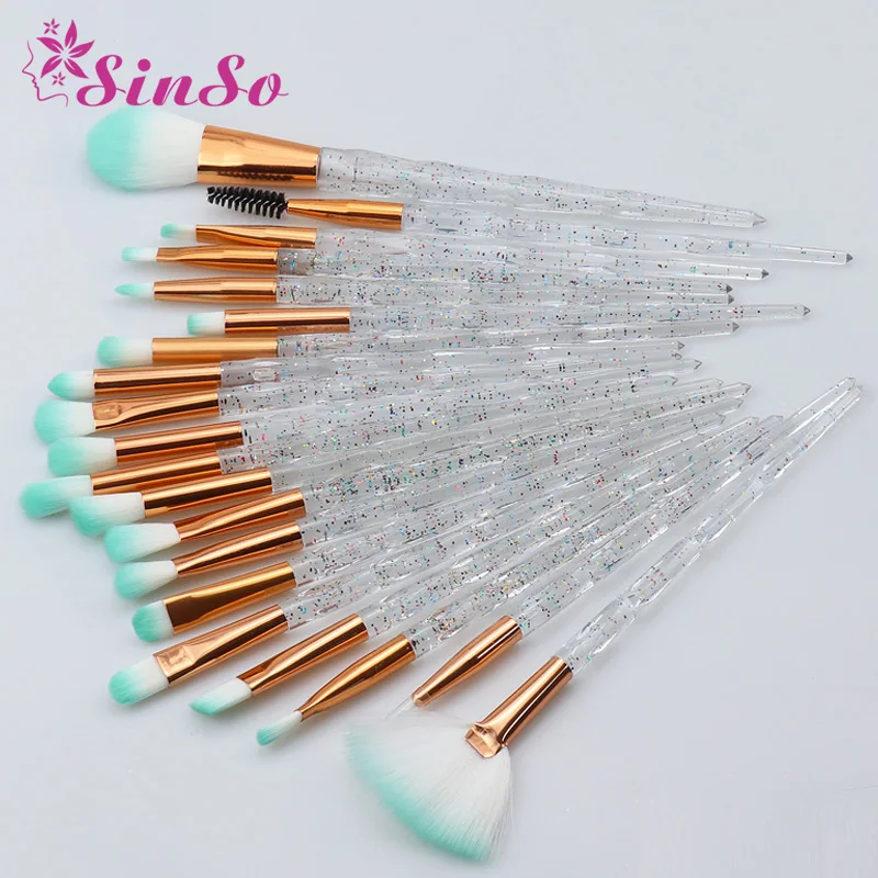 SinSo 10/20 шт. кисти для макияжа Набор алмазной на нашем сайте! пудры тени век Румяна
