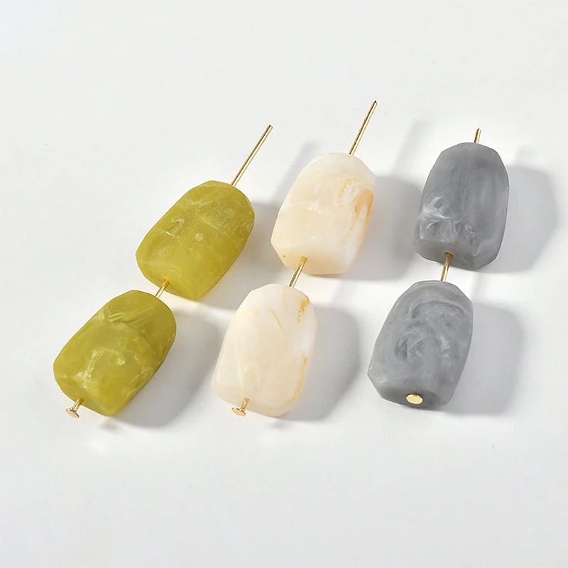 Серьги из матовой смолы в форме мороженого цвет с прямым отверстием имитация