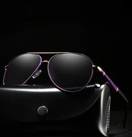 pilot double bridge outdoor sports ultralight al mg alloy oversized polarized sunglasses custom made myopia lens 1 to 6