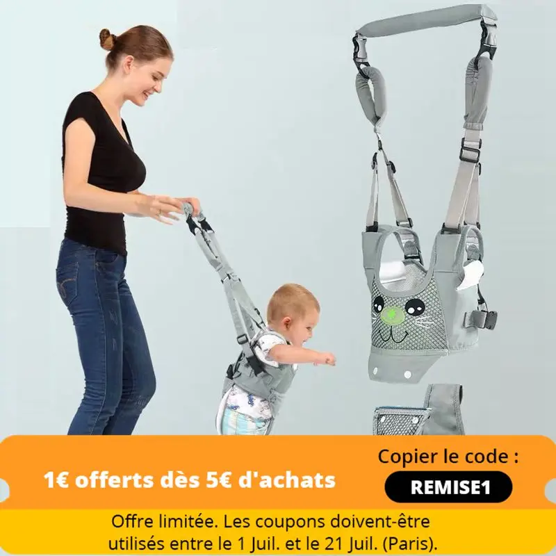 

Baby Walker For Children Learning to Walk Baby Harness Backpack Rein Walkers For Toddlers Child Harness Suitable for 6-24 months