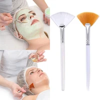 practical facial brushes fan makeup brushes soft portable mask brushes cosmetic tools for women ladies girls