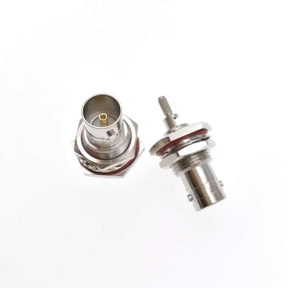 10 шт. 75ohm BNC внутренняя гайка ОБЖИМНАЯ перегородка RG179 RG174 RG316 LMR100 RF коннектор|connector
