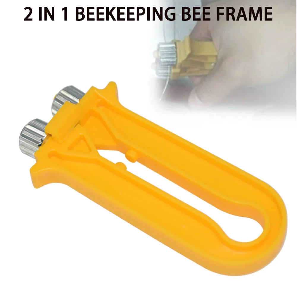 

2 In 1 Beekeeping Bee Frame Wire Cable Tensioner Crimper Crimping Tool Hive Nest Box Tight Yarn Wire Beehive Equipment