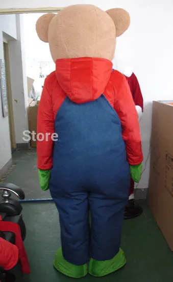 

Cute Brown Bear Mascot Halloween Costume Suits Cosplay Party Game Dress Outfits Advertising Carnival Xmas Easter Festival Adults