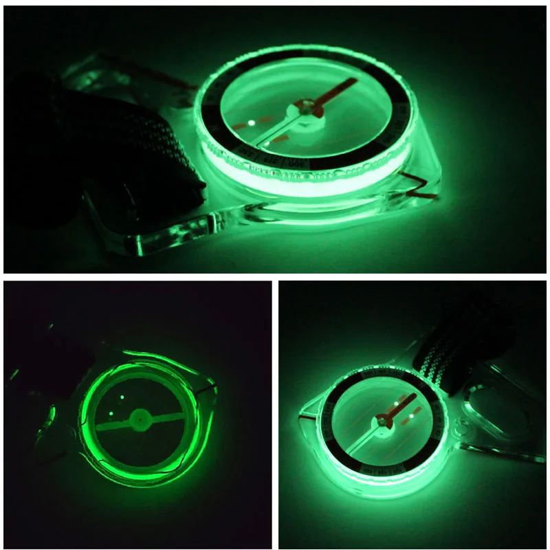 

Luminous Strong Magnetic Compass Pointing Guide Multifunctional Outdoor Camping Hike Survival Tool Cross Country Mapping Compass