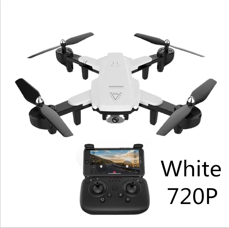 White-720P FN Drone 807 Квадрокоптер Wi-Fi аэрофотосъемка Дрон оптический поток позиционирование жестовое управление радиоуправляемый самолет игрушка - Цвет: White-720P