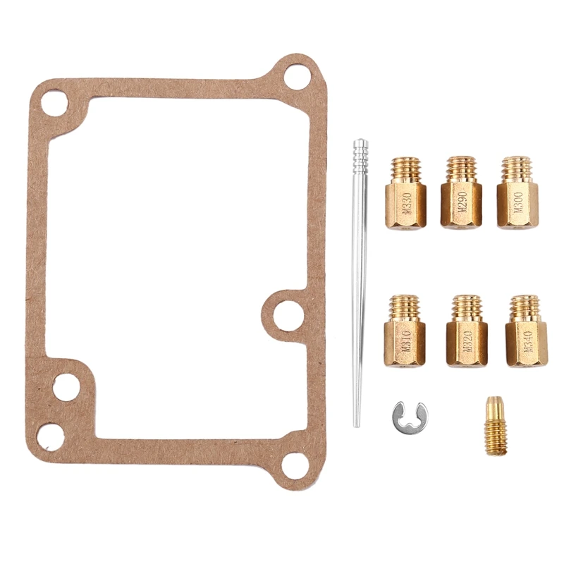 

for Yamaha Blaster 200 1988-2006 Motorcycle Carburetor Rebuild FULL JET KIT 6 Main Jets Pilot Needle