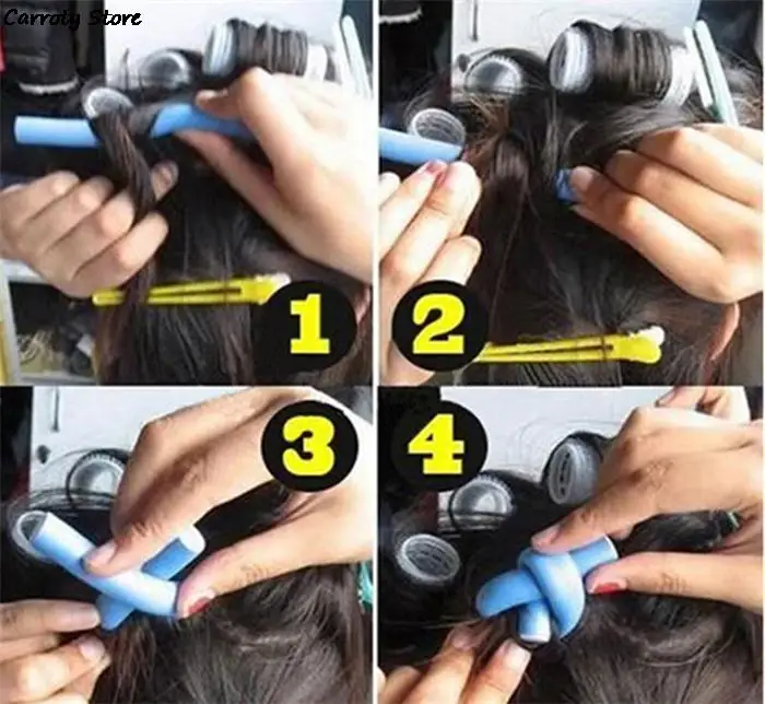 Бигуди для волос наклейки случайные цвета быстрая доставка 5 шт. новые бигуди