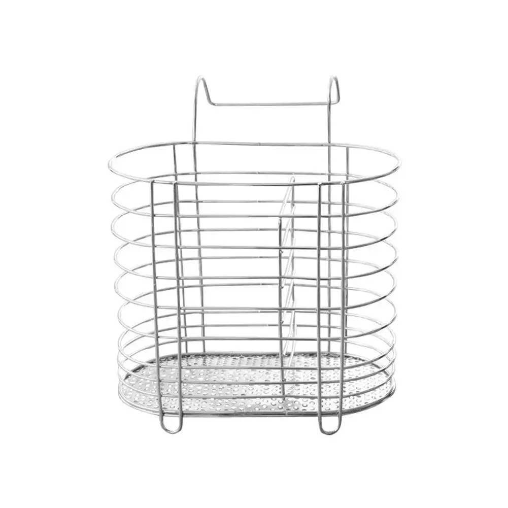 

Dish Rack Drainer Dry Organizer Cutlery Holder Utensil Cutlery Tool Holder Kitchen Storage Steel Sink G7J2