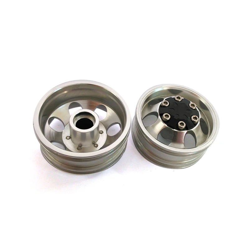 

RC 1/14 DIY TMY Troctor Truck Model Spare Parts Black Small Front Wheel Hub TH01397-SMT2