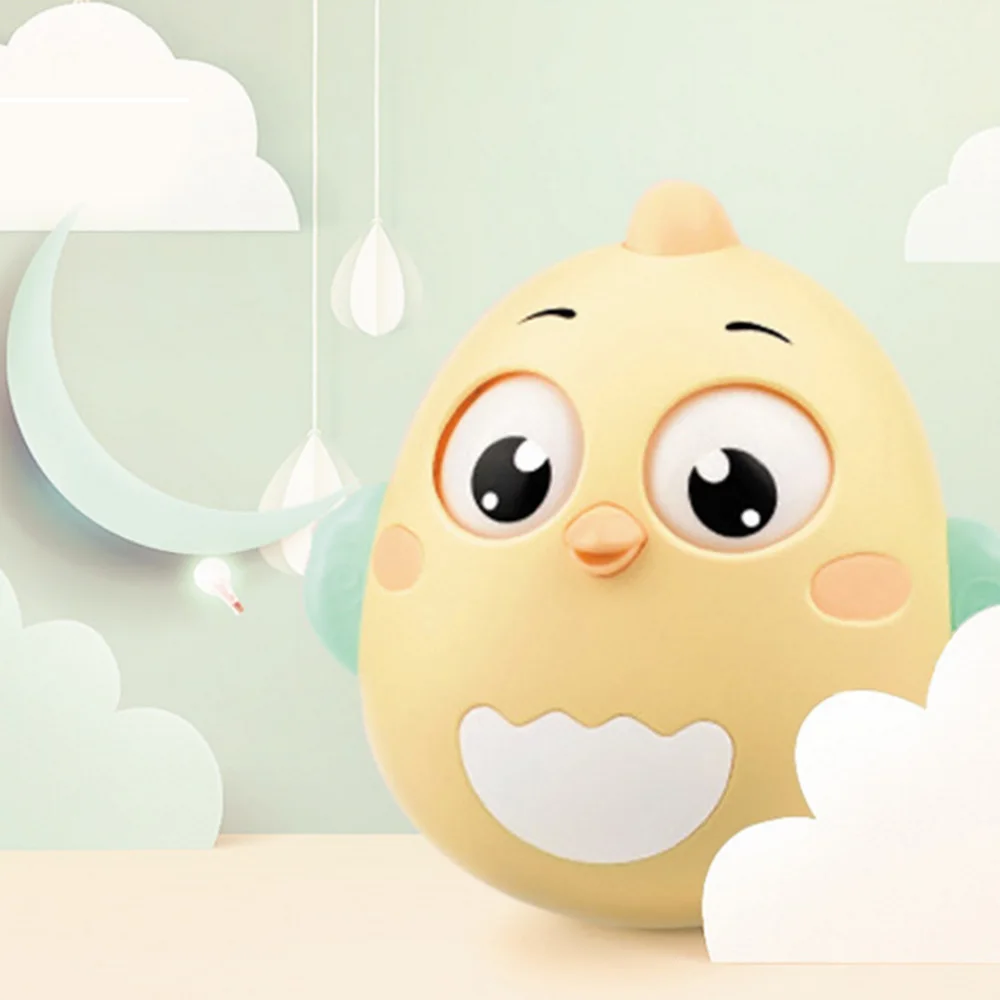 

Newborn Baby Creative Tumbler Cute Doll Toy Teether Bell Rattles Cartoon Educational Toys for Children Kids