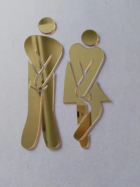 Акриловые 3D декоративные зеркальные настенные стикеры сделай сам для бара