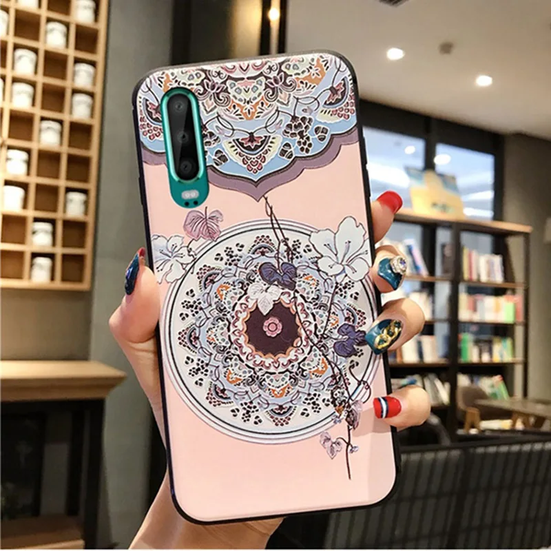 Модный чехол в китайском стиле с цветами для Xiaomi 9 8 CC9 A1 A2 A3lite 5X 6X Мягкая