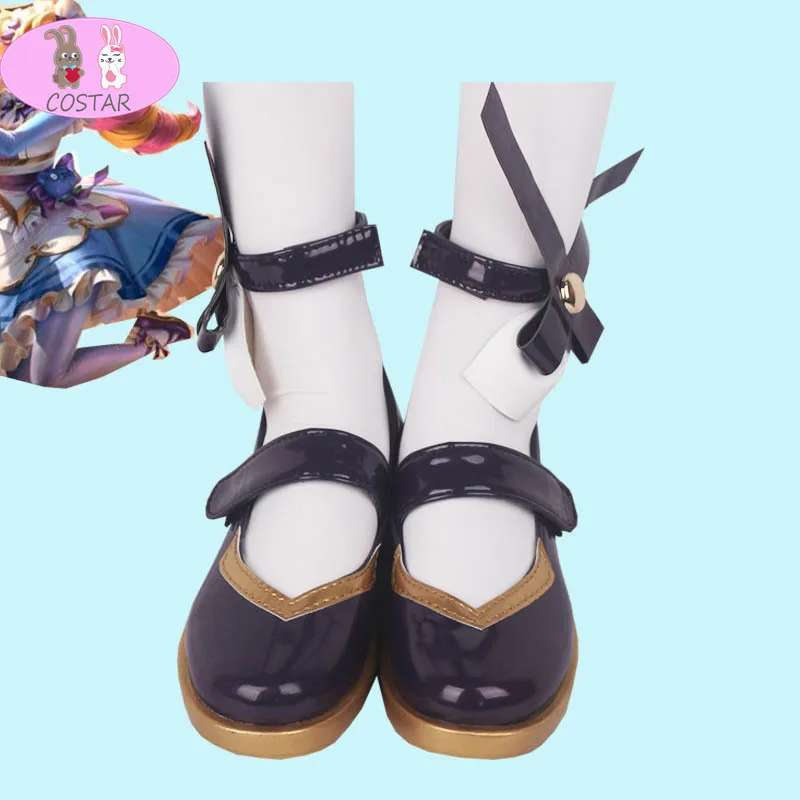 

LOL Gwen Cosplay Shoes Japanese Anime Lolita Shoes JK Shoes Harujuku Kawaii Cute Women Shoes Costume Prop