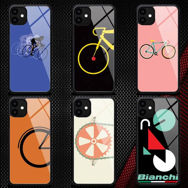 

Bicycle Bike Sport Phone Case Rubber for iPhone 12 11 Pro Max XS 8 7 6 6S Plus X 5S SE 2020 XR 12Mini case