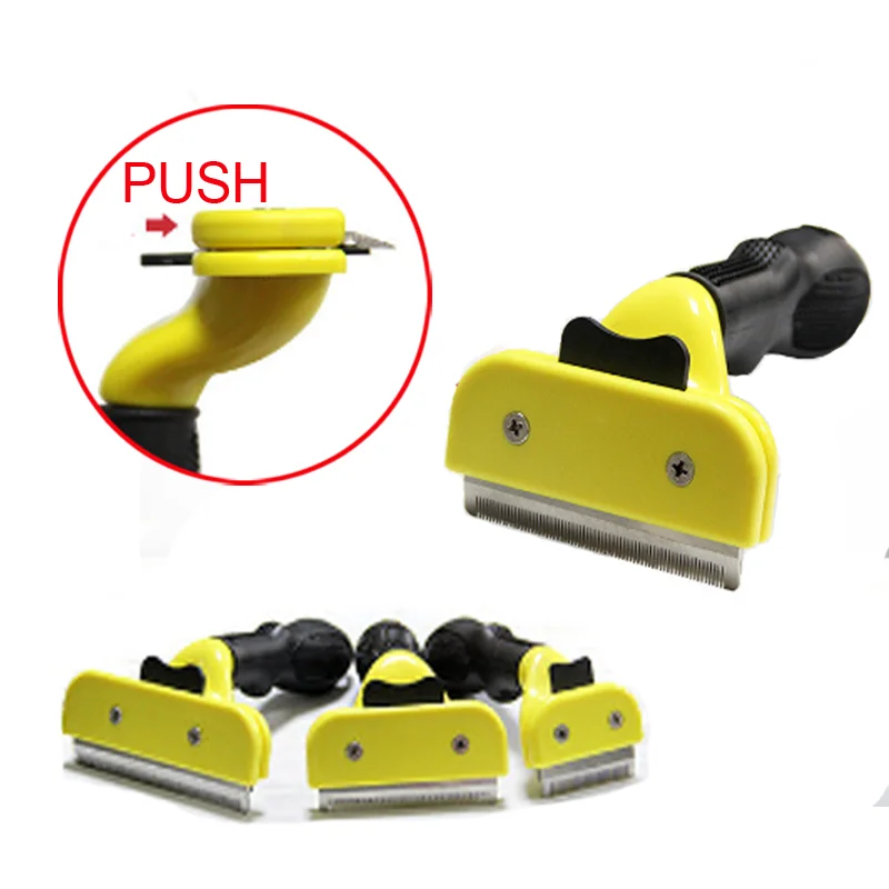 Расческа для ухода за собакой щетка чистки шерсти домашних животных модные