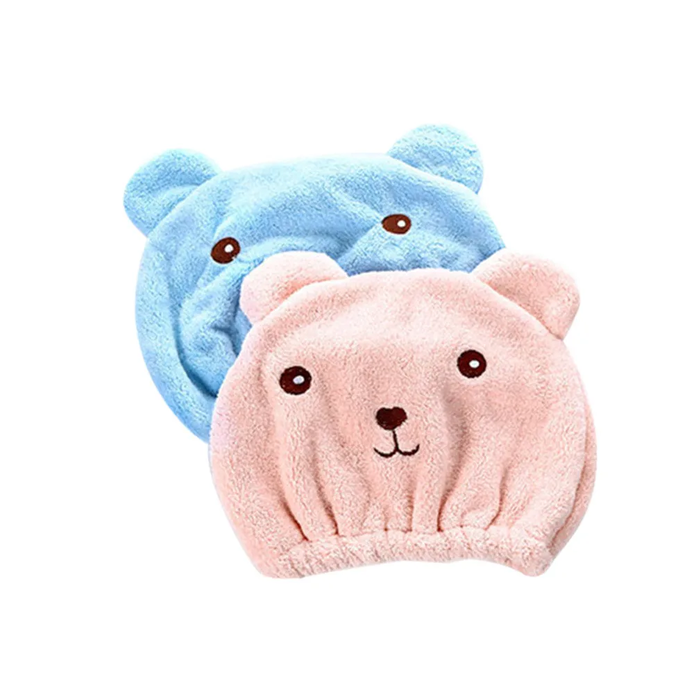 Мультяшный тюрбан для волос шапка быстрой сушки шапочка-полотенце душа с