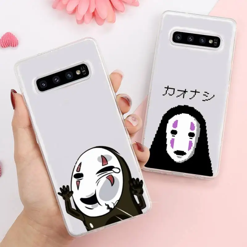 

Totoro Spirited Away anime Cute Phone Case Transparent For Samsung Galaxy A S Note 9 10 51 50 71 70 80 20 21 30s ultra plus