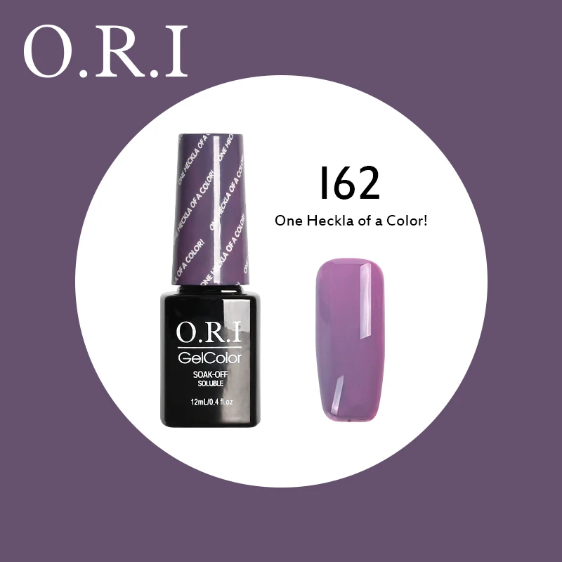 O.R.I, 12 мл, УФ-гель для ногтей, УФ светодиодный Гель-лак для ногтей, гибридный впитывающий Гель-лак, лак для ногтей, лак для ногтей - Цвет: I62