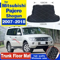 rear trunk liner boot mat cargo tray floor carpet for mitsubishi pajero shogun 2007 2018 2008 2009 2010 2012 2013 2014 2015 2016
