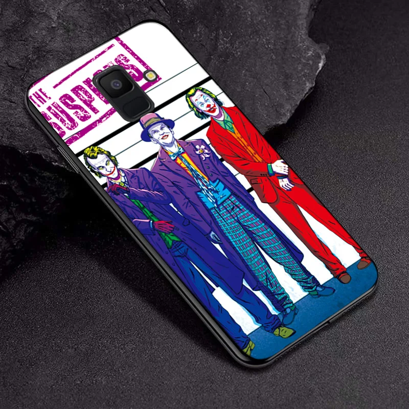 Для samsung Galaxy A6 plus чехол-накладка A8 plus Venom Joker черный чехол ТПУ для samsung A9 A7 A750 Железный человек бампер - Цвет: TPUBLK671