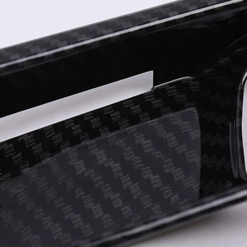 

4Pcs Carbon Fiber Inner Door Handle Bowl Frame Cover Trim Car Styling Decoration for Ford Focus 2019 2020 Accessories