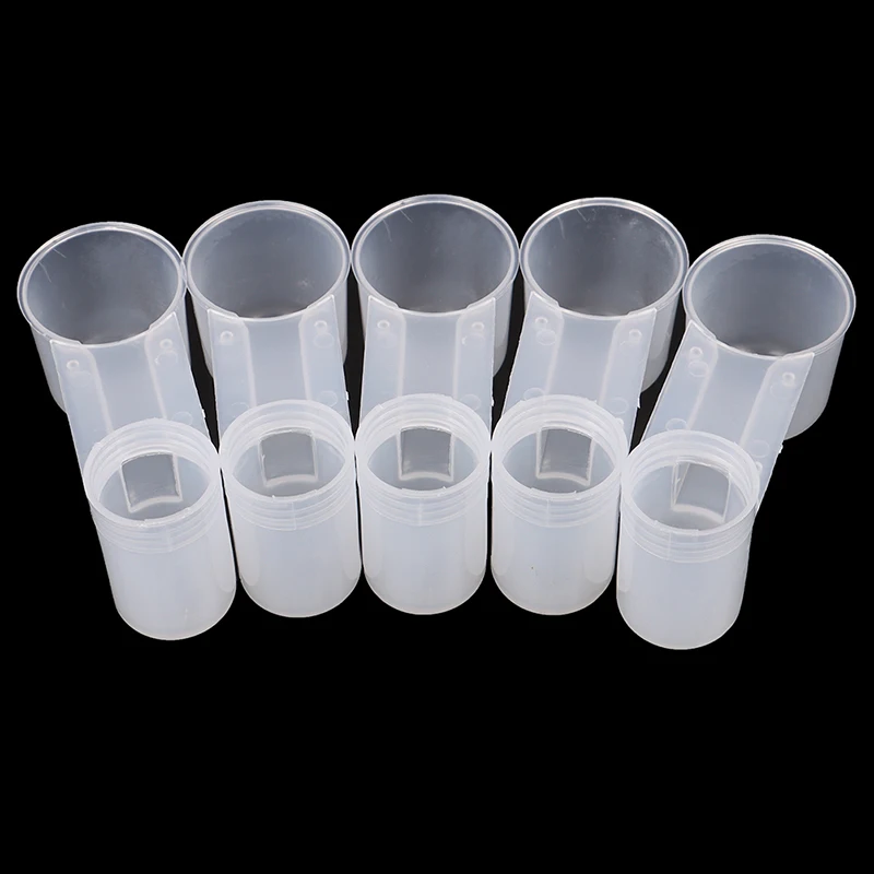 

5Pcs Plastic Bird Feeder Clear Water Bottle Drinker Cup for Pigeon Bird Accessories