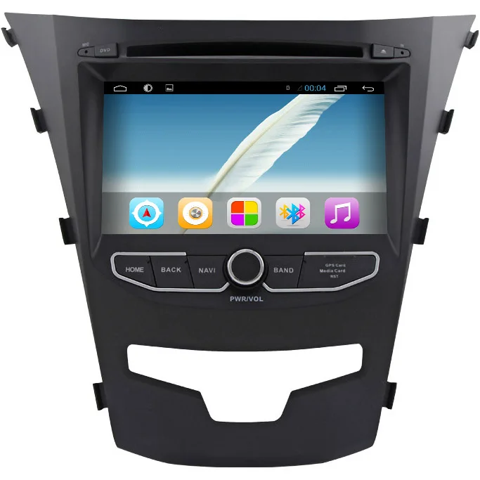 7 дюймовый процессор 8 ядер Android 1 автомобильный DVD GPS навигатор для SsangYong Korando 2014 2015