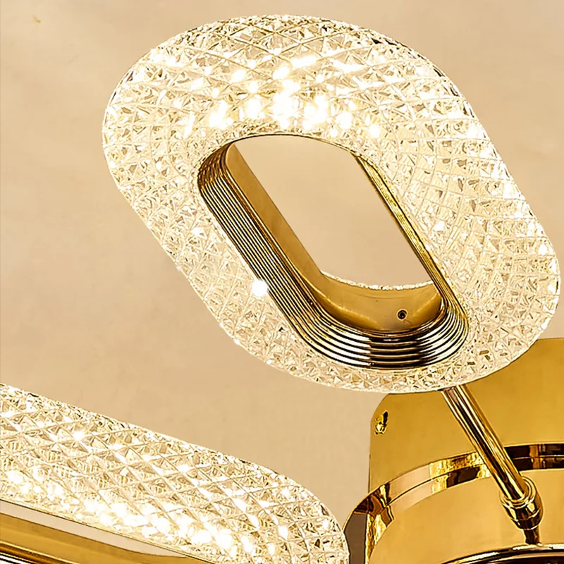 Скидка Современная хрустальная Светодиодная потолочная люстра, Овальный подвесной светильник для дома, гостиной, кухни, столового стола, декорати...