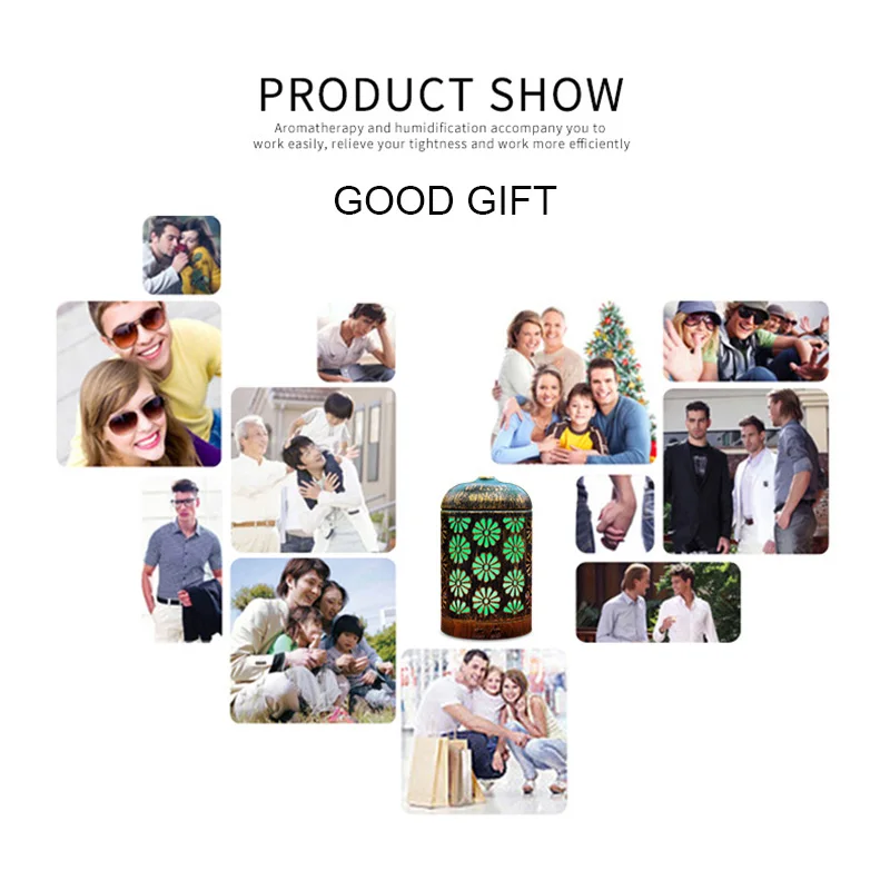 Интеллектуальный увлажнитель воздуха Ароматический диффузор эфирных масел