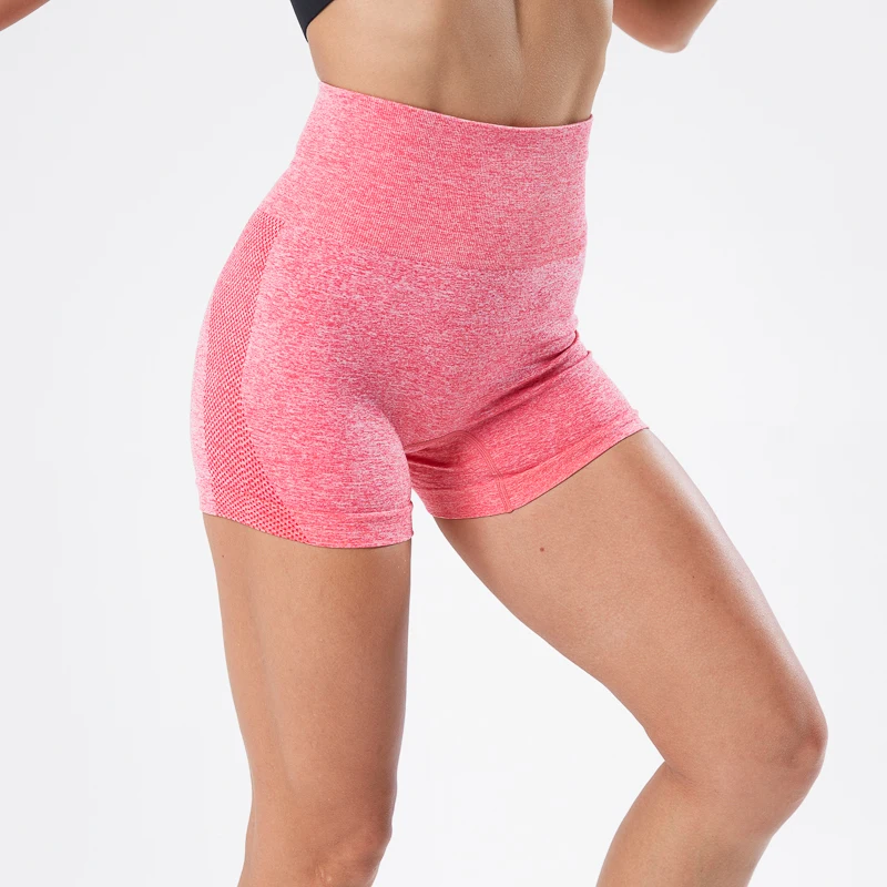 

Seamless Shorts Women Push Up High Waist Summer Casual Biker Hotpants Sports Shorts Trousers Ladies Knitted Gym Fitness Soft