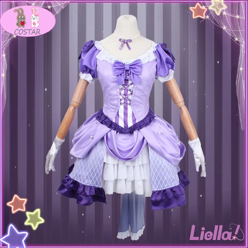 

Аниме! Lovelive SuperStar Liella! Костюм для выступлений Tang Keke Shibuya Kanon, элегантное платье, Женский костюм для косплея