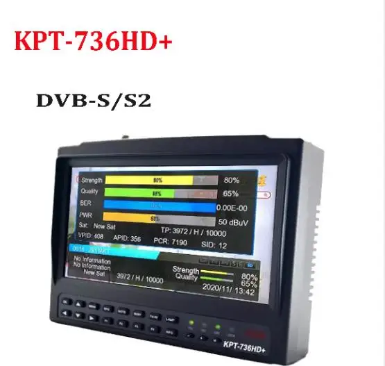 Kpt 736hd + плюс искатель hd камеры видеонаблюдения DVB S2 MP4 HEVC(H.265) AVS/AVS с высокой